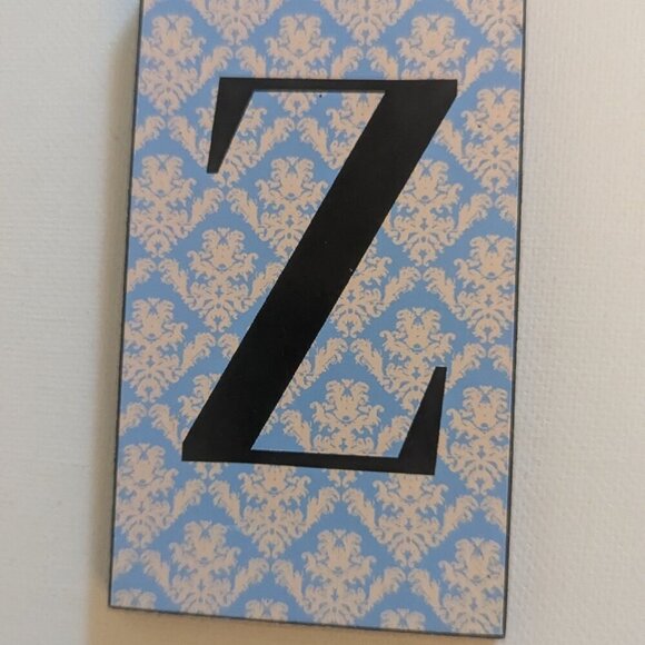 NWT Colorful Letter 'Z' Wooden Sign Michaels Rustic Autumn Home Wall Decor NEW - Picture 3 of 6